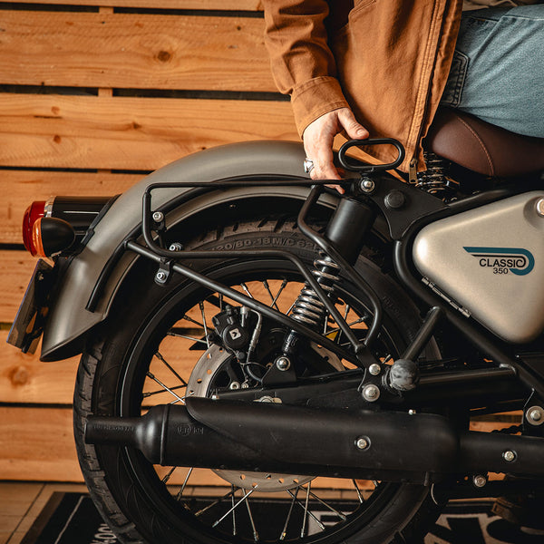 Best Royal Enfield Classic Bullet 350 Saddlebag LONGRIDE