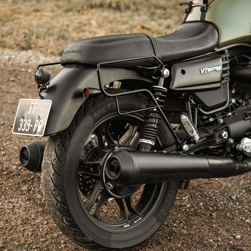 Best saddlebag mounts for Moto Guzzi V7.