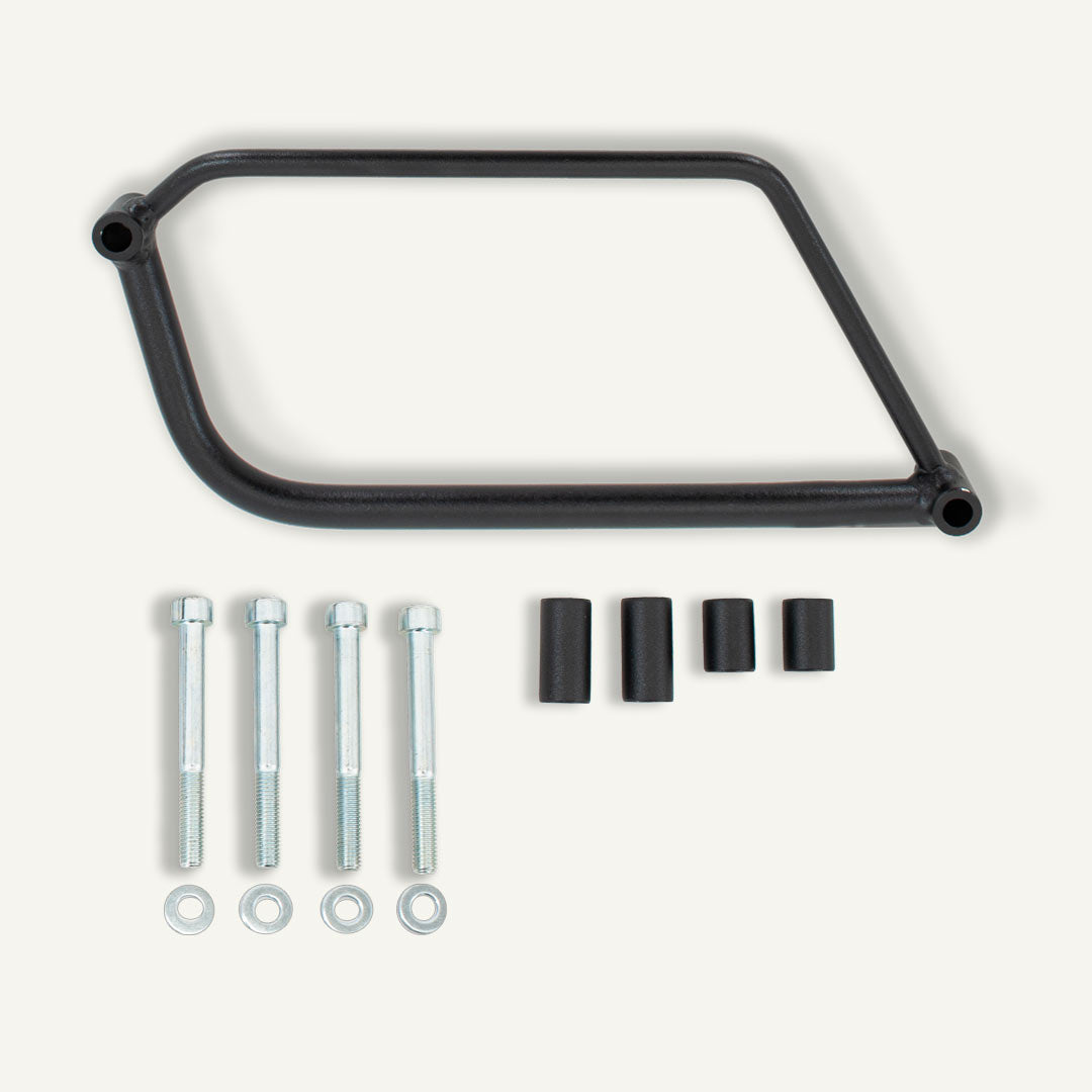 Saddlebag frame Indian Bobber.  Edit alt text