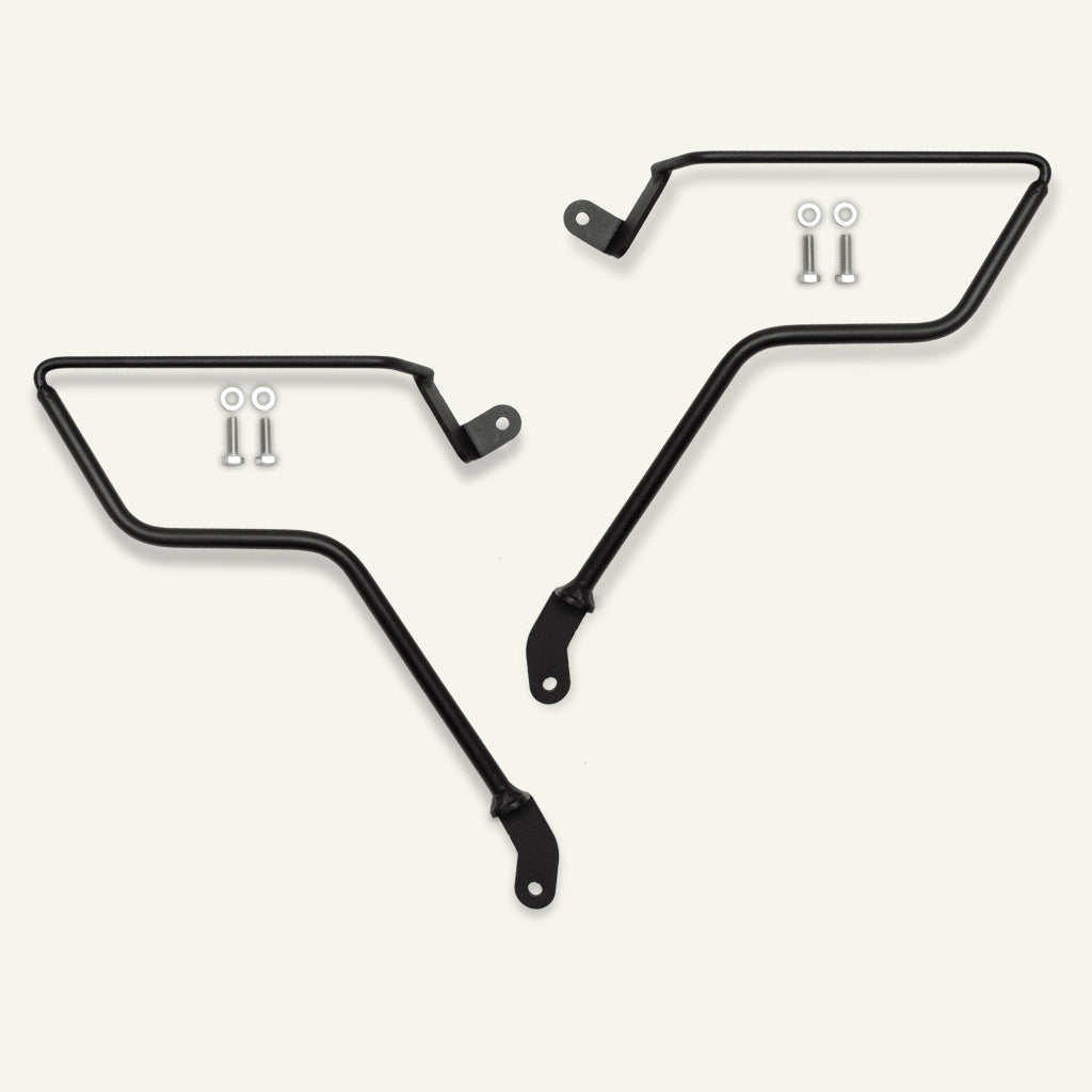 Triumph Bobber saddlebag mount.  Edit alt text